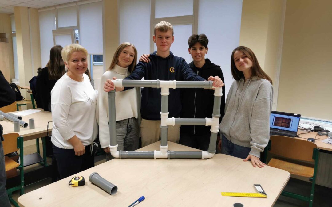 Project activities at Vilnius Joachim Lelevelis Engineering Gymnasium