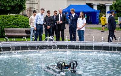#Sailtunities Water Drone – in the Presidential Fountain!